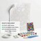 Paint By Number Vibrant Pop Art Hipster Cat Kit for Adults – Stress Relief DIY Acrylic Painting Canvas, Modern Abstract Wall Decor, 16x20 Inch (Cool Cat)